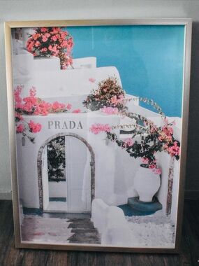 Framed Prada Art Print